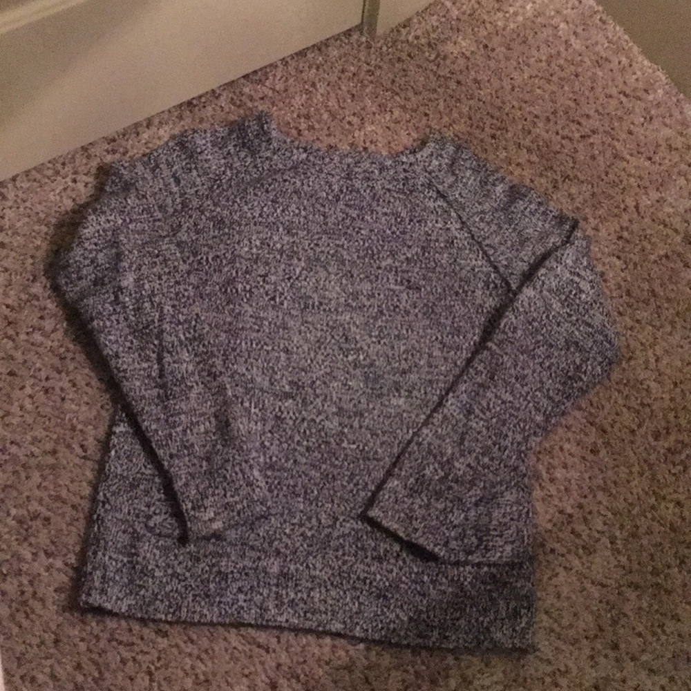 GAP sweater, navy and white